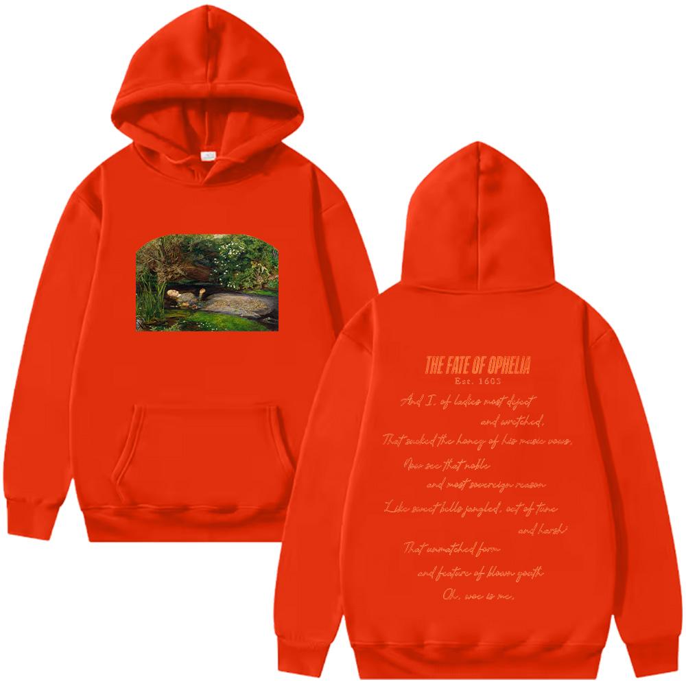 

The Fate of Ophelia Hoodies TS The Life of A Showgirl Ew Album 2025 Release Gifts Pullovers Women Men Long Sleeve Sweatshirt Y2K XXXL оранжевый