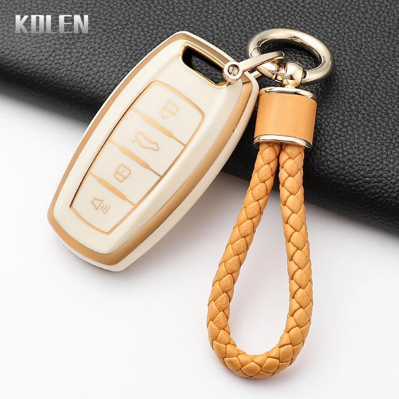Fashion Tpu Car Key Case Cover For Great Wall Haval Jolion H6 H7 H4 H9 F5 F7 F7X F7H H2S Gmw Dargo Protected Shell Keychain