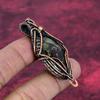 Dragon Bloodstone Pendant Copper Wire Wrapped Jewelry Handmade Gemstone Pendant