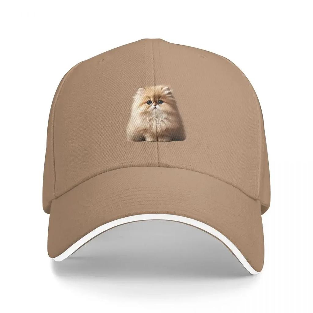 New Persian Kitten Baseball Cap Military Man Sun Caps Vintage S Women Mens