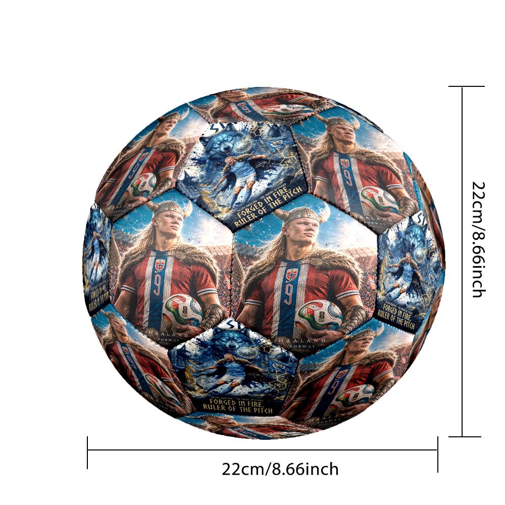 Haaland Manchester City Football Player Soccer Ball Size 5 Football Machinestitched Indooroutdoor Universal Football Sports Enthusiast Gifts