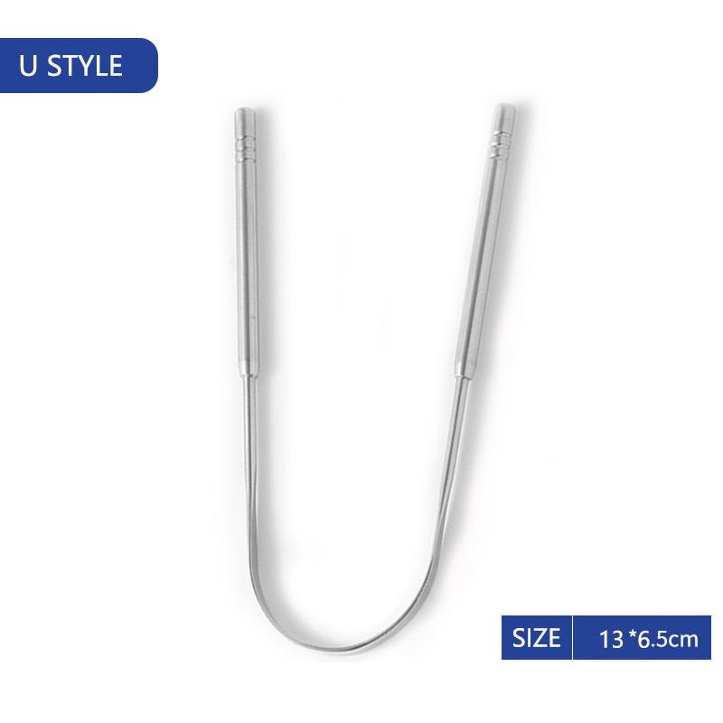 

Stainless Steel Tongue Scrapper With Casetongue Scraper Cleaner Perfect For Adults and Kids Oral Hygiene Scrapper Cleaning Tools W17322WW-