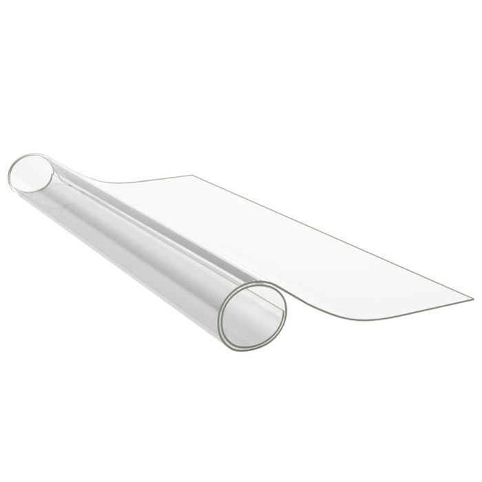 Protecteur de table - Transparent - 200x100 cm - 2 mm - PVC - Imperméable et lavable