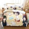 3D Anime Nijiyon Animation Printed Bed Set Duvet Cover Pillowcase Bedding Set Bed Linen Sheet Quilt Cover Full Queen King Size