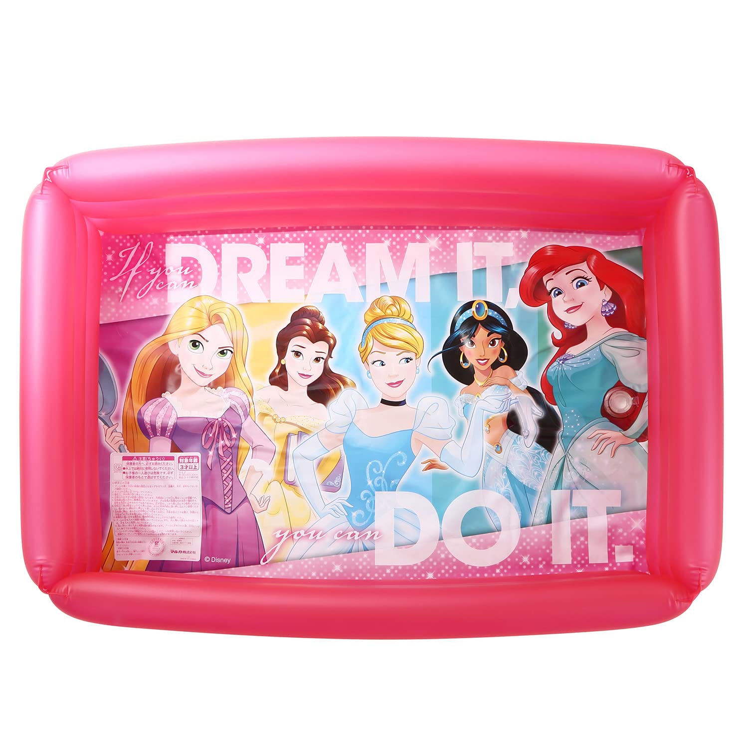 

Maruka Disney Princess Square Pool Water Play Pool Beach 190195 розовый