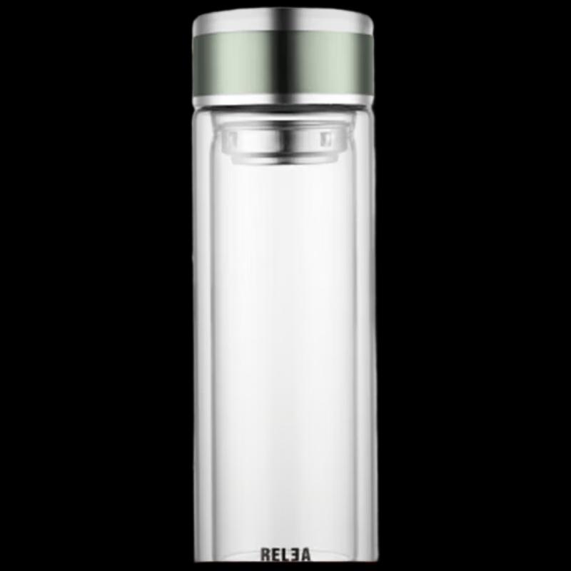 RELEA Double-Layer High-Temperature Glass Cup