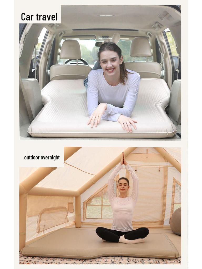 Deep Blue 07 Car Inflatable Trunk Mattress: Camping Sleeping Pad