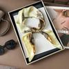 Korean Style High-End Printed Silk Scarf - Versatile Fashion Accessory