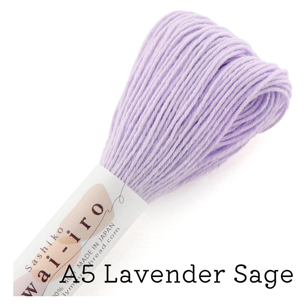 Olympus Sashiko Sashiko Muted 10 Colors Thread, Awai-iro (Awai-iro) - Colors, 40m, (OLY-A-10SET)
