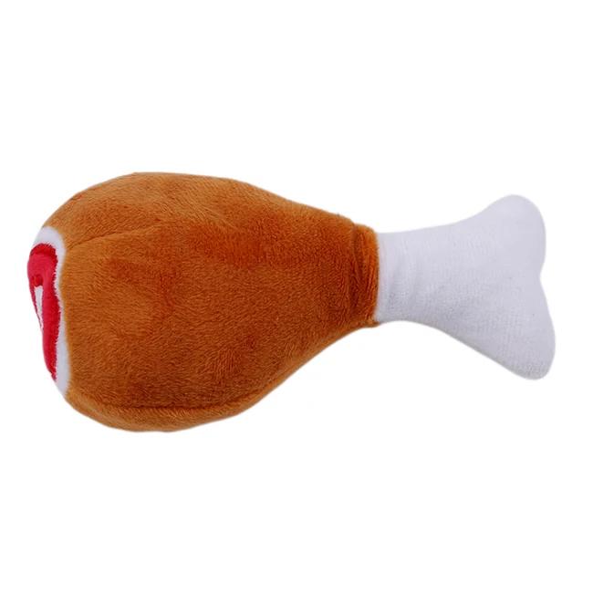 

Игрушки для домашних собак, куриная лапка, плюшевые игрушки для собак, пищащие игрушки, принадлежности для дрессировки домашних животных для собак мини-размера, щенков, кошек, игрушек коричневый