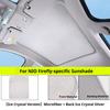 For Nio Firefly 2025 2026 Electrostatic Adsorption Sunshade Curtain For Sky Roof Sun Protection Heat Insulation Shade Cover