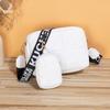 New Solid Color Diamond Plaid Son And Mother Fashion Shoulder Bag Trendy Letter Wide Shoulder Strap Crossbody Small Square Bag