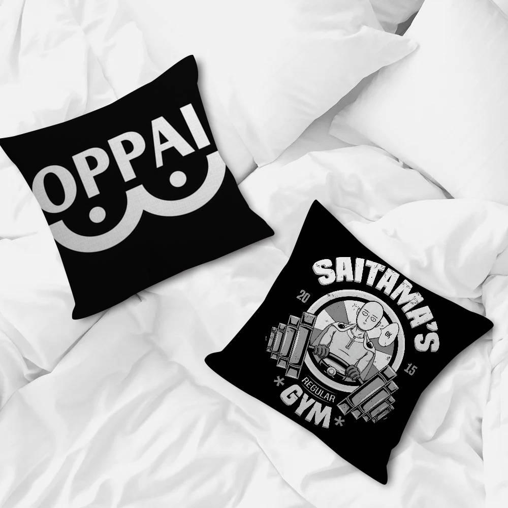 Anime One-Punch logo Man  Personalized Pillow Cover Kids Bedroom Wild Party Decor Pillowcase kid Birthday shower Gift