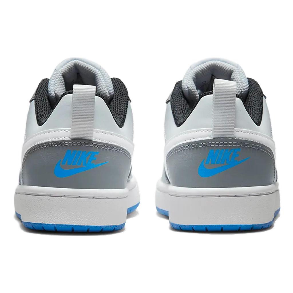 New Nike Court Borough Low 2 SE 'Pure Platinum Photo Blue' GS BQ5448-019