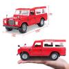 Bburago 1/25 Scale Land Rover Series II Red / Diecast Model Car, Finished Product 18-22063