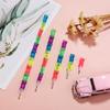 5Pcs Kawaii Cute Little Bear Pencil Non-Sharpening Replaceable Cute Pencils Pen Cap Students Writing Pen Stationery Pencil