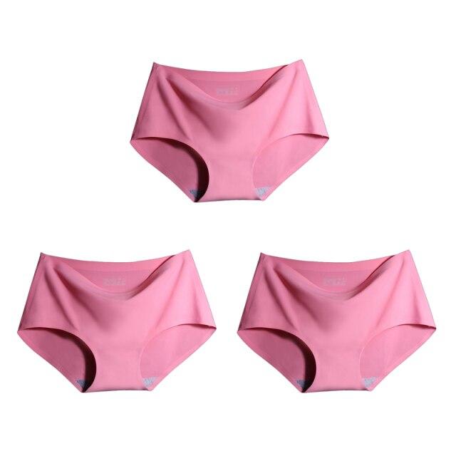 CINOON 3Pcs/lot Seamless Panty Set Underwear Female Comfort Intimates Fashion Female Low-Rise Briefs 10 Colors Lingerie