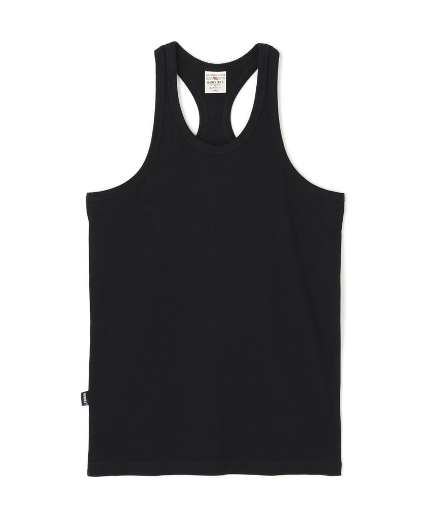 AVIREX DAILY RIB TANK TOP 6143503 Black