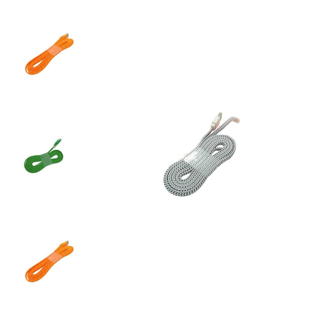Cavo Dati USB Intrecciato in Nylon per Android V8 con Connettore Micro per Ricarica e Sincronizzazione di Smartphone