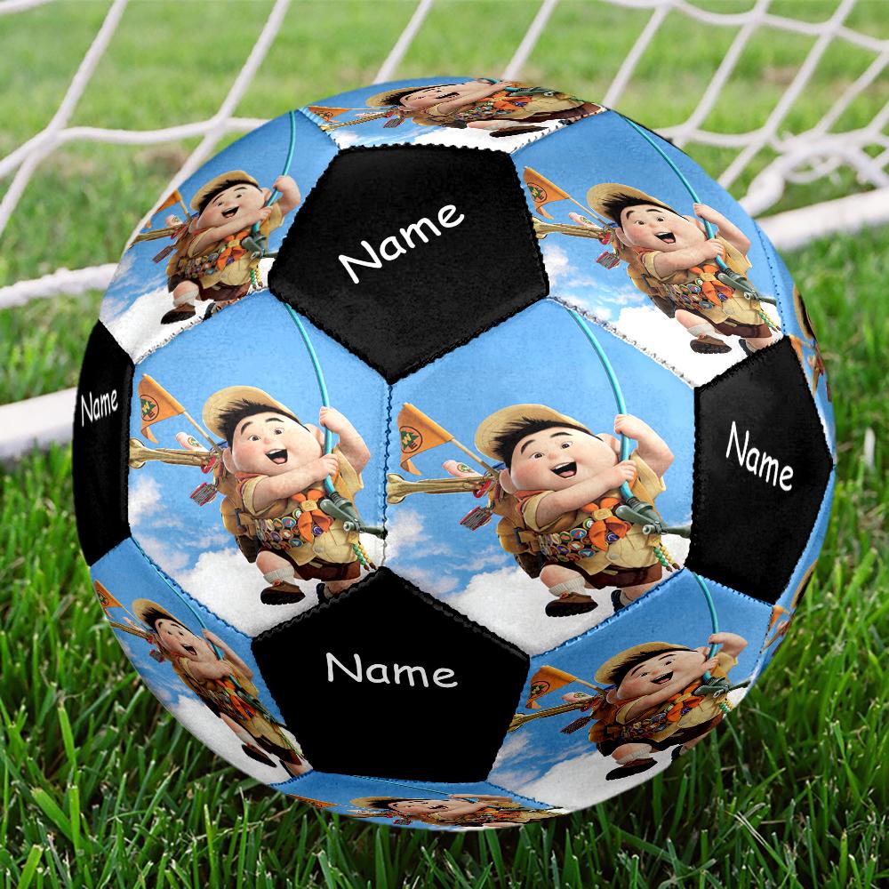 Custom Name Up Theme Size 5 Soccer Ball, Suitable for Both Indoor and Outdoor Matches, a Gift Suitable for Everyone.