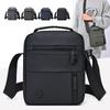 Men's Crossbody Bag - Multi-Compartment Business Shoulder Bag with Adjustable Strap, Compact Design for Travel & Everyday Use