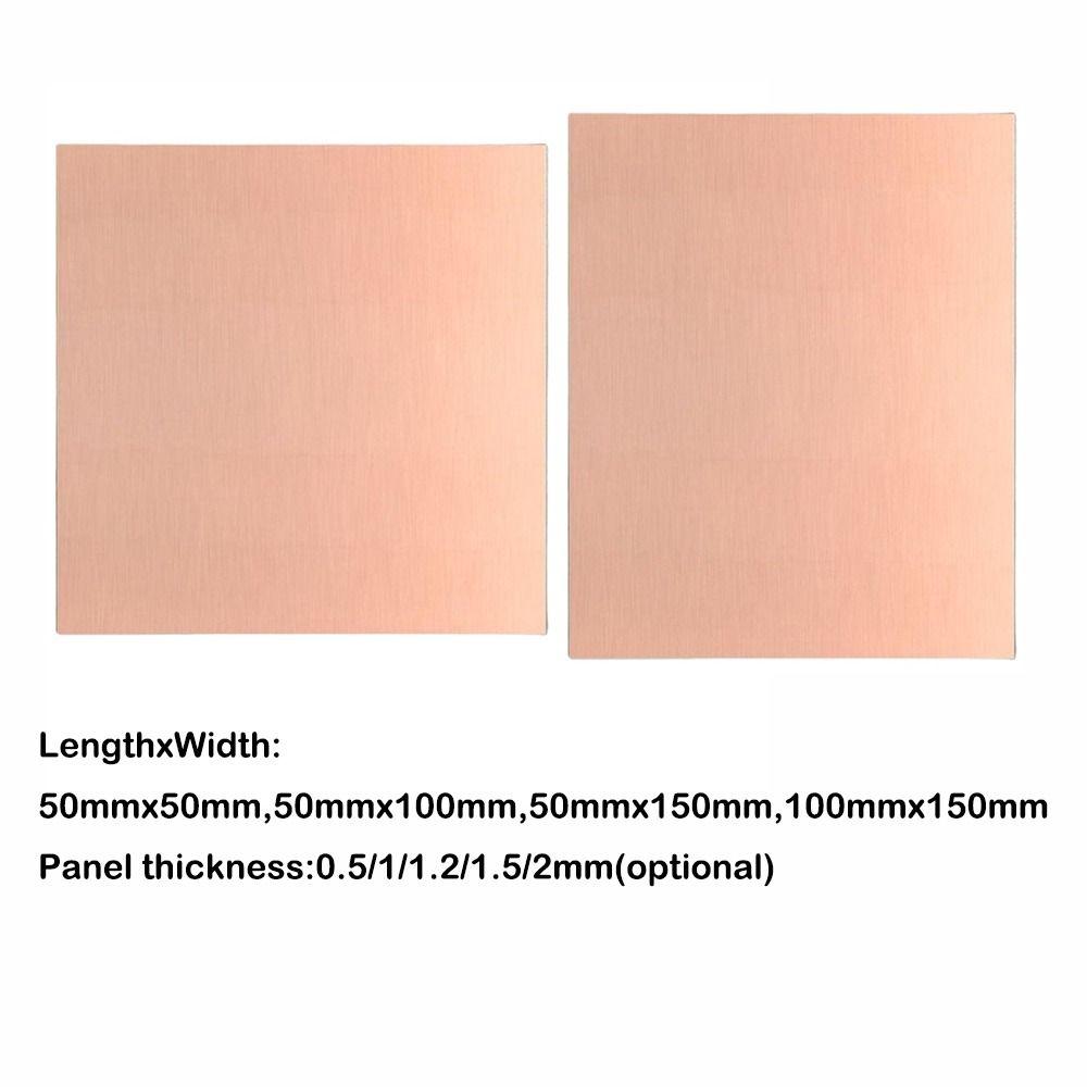 Dimensiuni Multiple Bară de Cupru Rectangulară T2 Cupru Pur Bare Plate Cupru Plat Placare Bijuterii