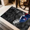 Soccer Player Action Area Rug Design for Game Room Hallway Foyer Dormitory Antislip Carpet Anime Office Decor Best for Christmas