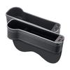 New Car Crevice Storage Box with 2 USB Charger Colorful LED Seat Gap Slit Pocket Seat Organizer Card Phone Bottle Cups Holder
