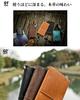 FENSPARK Travel Notebook, Regular Size, with Charm, 3 Refills, PVC Bag, Collage Material, and Stickers. A system notebook made of genuine leather with