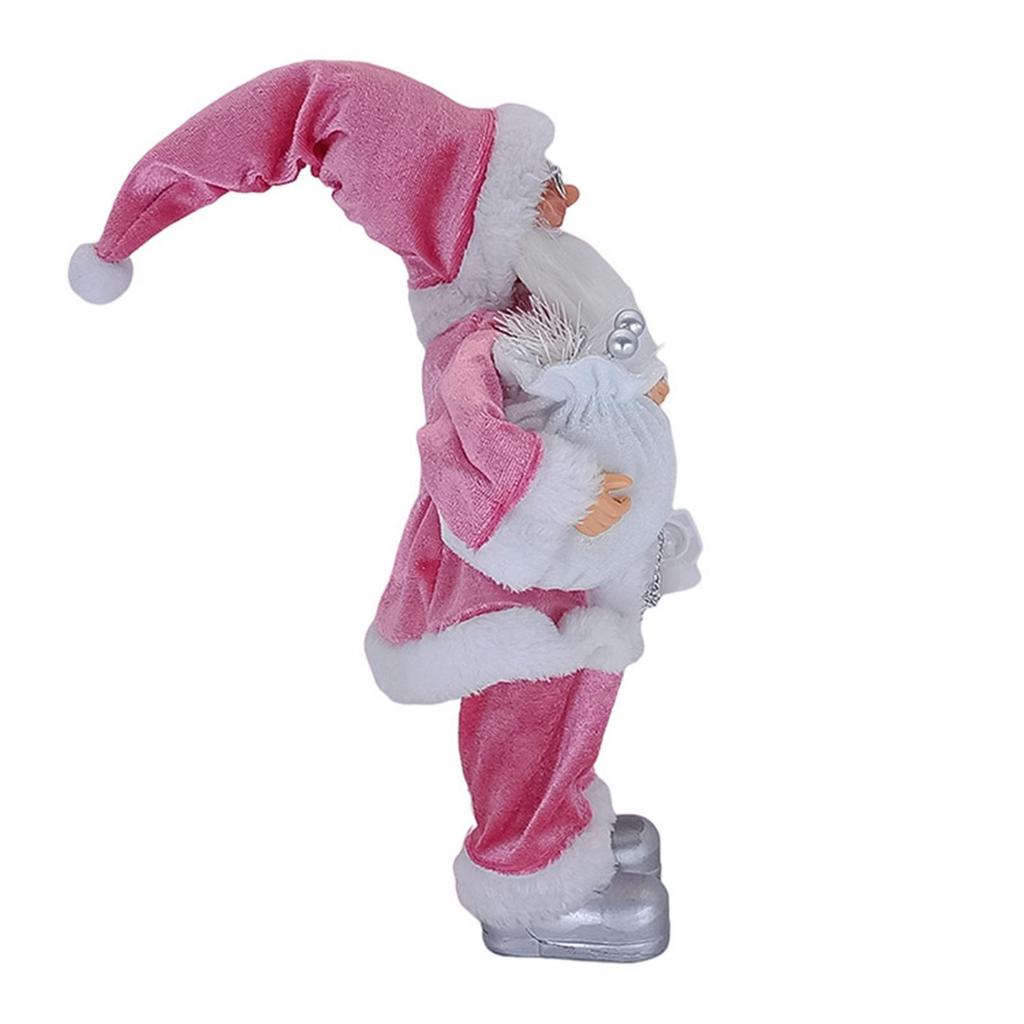 Snowman Santa Claus Doll Ornament Decoration Indoor Table Desk Statue Decor