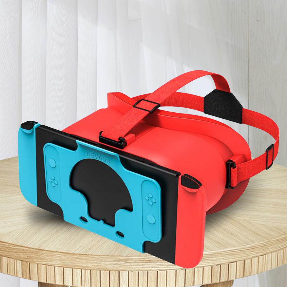VR Headset 3D VR Glasses Comfortable Headband 3D Virtual Reality Glasses Ergonomic Immersive Experience for Nintendo Switch OLED