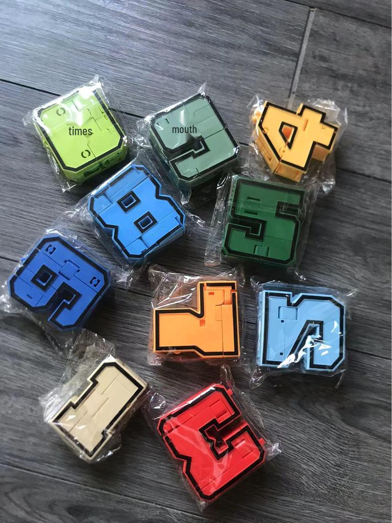 Children's Transforming Robot Car Educational Set