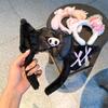 Cute Hair Bands Autumn Winter Plush Headbands Hair Clips Princess Girls' Headwear Lace Big Pink Bow Hair Accessories