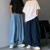 Gerade Jeans Männer Blau Lose Denim Hose Neutral Y2K Jean Streetwear Casual Wide Jeans Mans Hosen Männer Baggy Hip Hop
