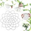 M-Modern-Flower Frog Metal Flower Insert Lid Flower Grid Wire Flower Arranging Tool (6 Inch) 6Piece