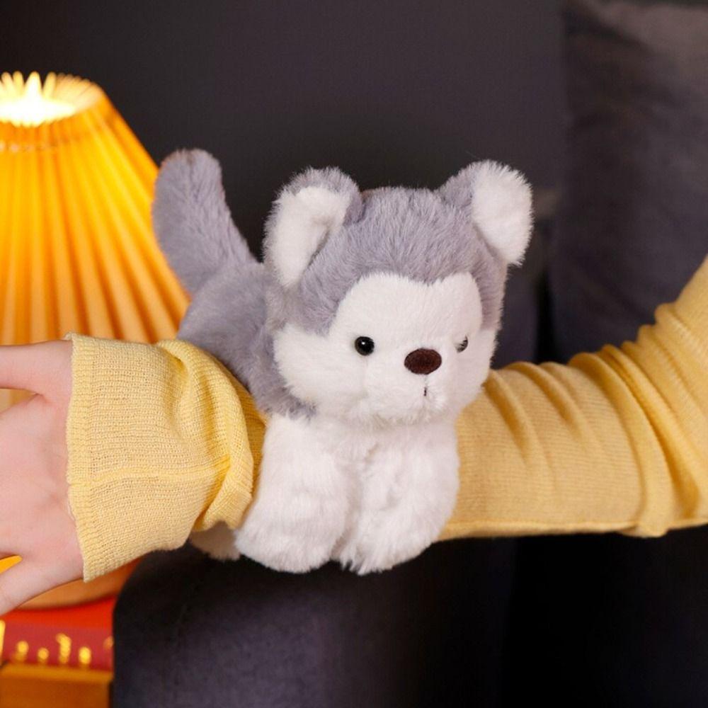 Panda Monkey Panda Bracelet Plush Toy with Clap Circle Dinosaur Plush Bracelet Toy  Children Gift