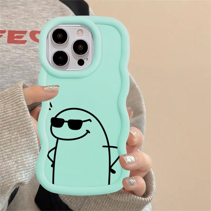 Line People Case for iPhone 8 14 XR 15 Plus 11 13 12 17 Air 16 Pro Max Soft Phone Cover