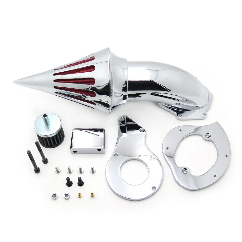 For Honda Shadow 600 VLX600 1999-2019 Spike Air Cleaner Kits Intake Filter Chromed Aftermarket Motorcycle Parts