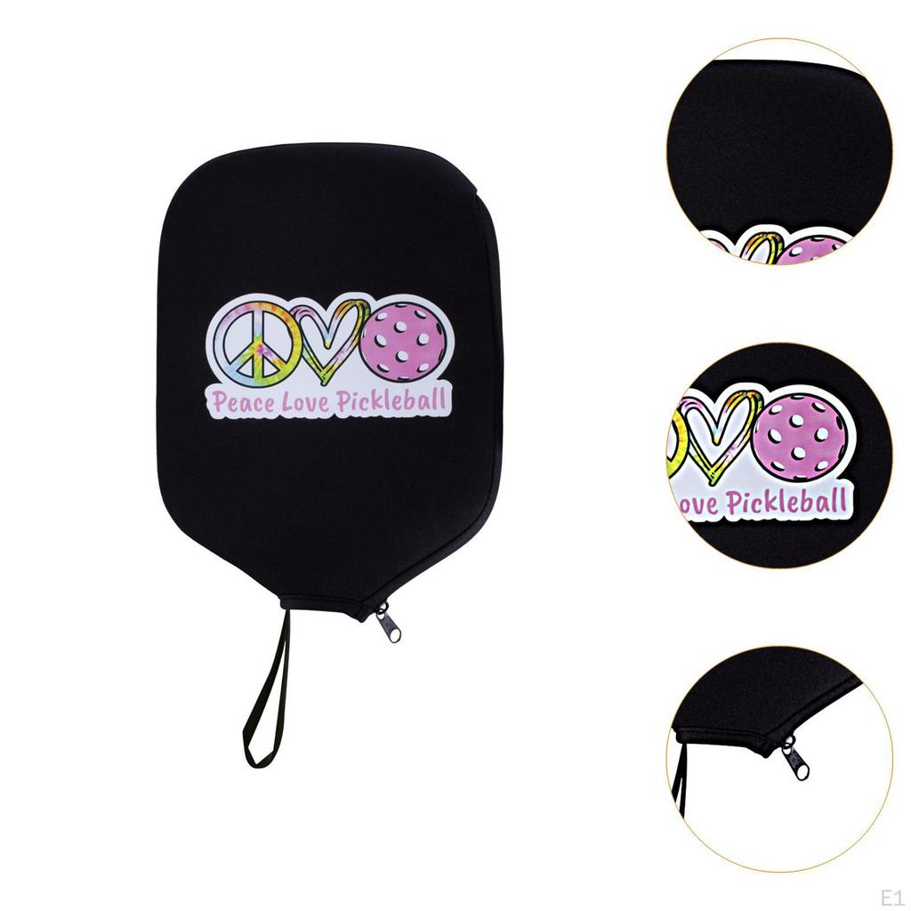 Cover-Pagaye To Pickleball Snowshoe Sleeve In Neoprene Protect Your Paddle Bag with A Dust Test