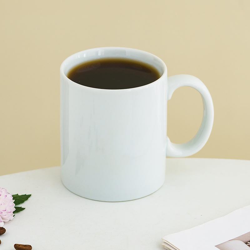 Yingqing Dehua 350ml Ceramic Mug for Coffee, Latte, Milk, Juice, Tea, and Beverages