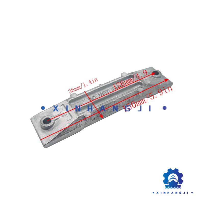 06411-ZV5-020 Zinc or Aluminum Anode for Honda F35-60 Outboard Engine Metal Kit Anode 06411-ZV5-000 Aluminum