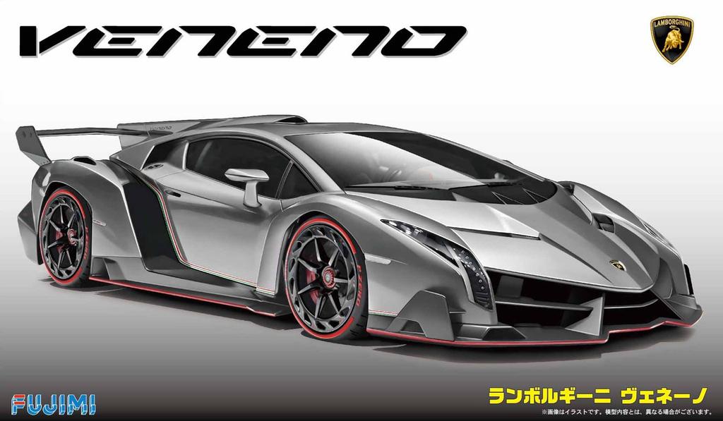 Fujimi Model Real Sports Car Series Lamborghini Veneno 1/24 No.01