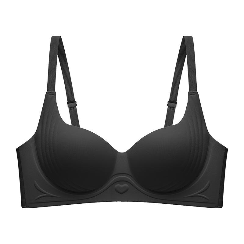 

Женский бесшовный дышащий бюстгальтер против провисания – Минимизирующий, без поддержки, с красивым дизайном спинки 40/90AB чёрный