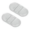 2Pcs Gel Ice Pack Reusable Hot Cold Compress Discomfort Relief Ice Pack for Home Outdoor White