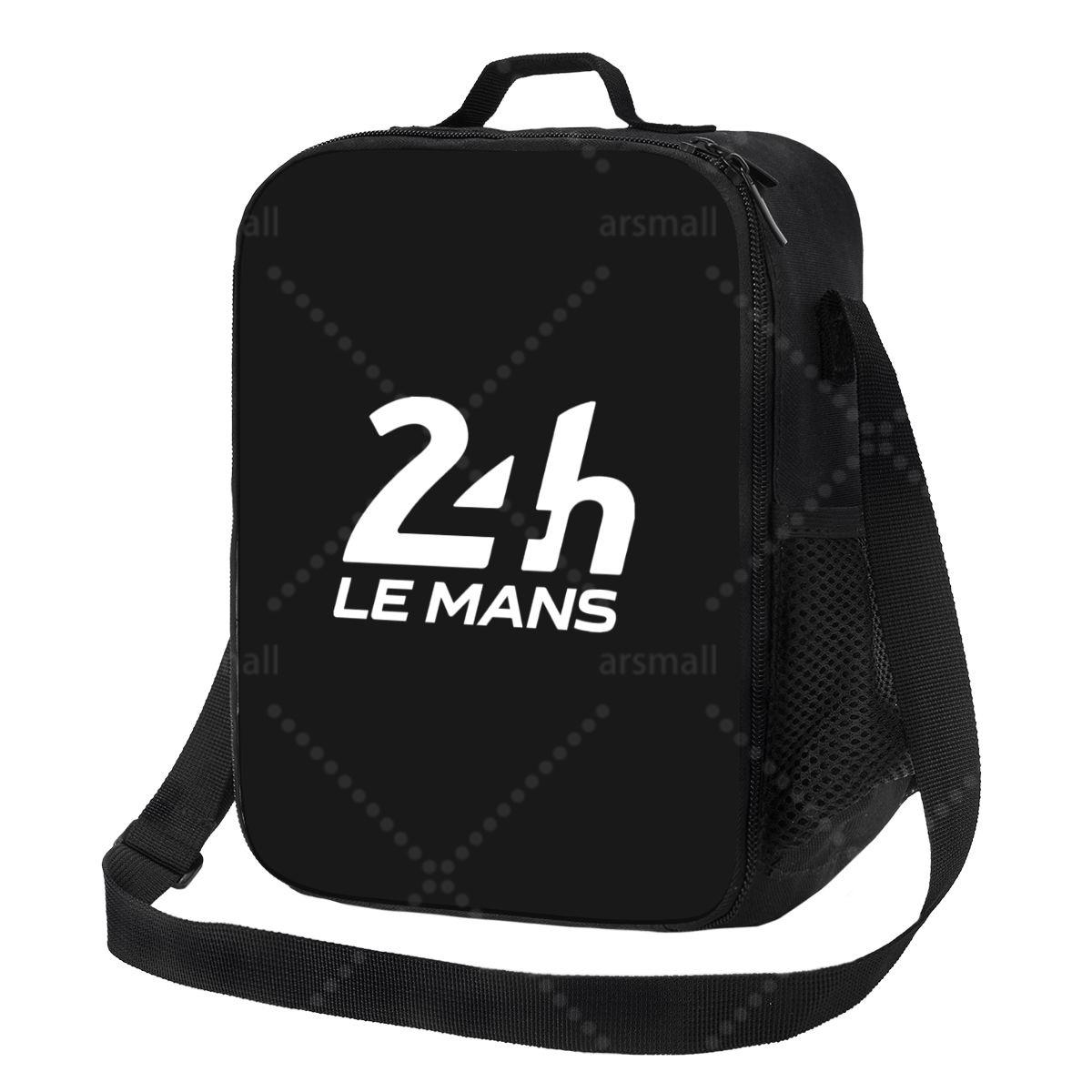 LE Mans Lunch Bag with Adjustable Shoulder Strap Reusable Thermal Bento Tote for Work Picnic Beach One Size
