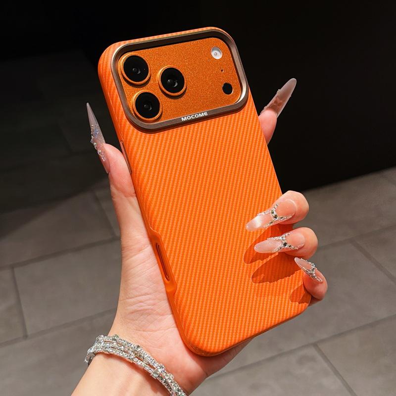 Case For iPhone 17 Pro Max Luxury Carbon Fiber Texture Leather Hybrid TPU Built-in Metal Plate Strong Magnetic Cover For iPhone 16 15 14 13 Pro Max