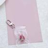 Chic Fruit Themed Clear Keychain Lovely Clear Fruit Bag Key Rings Unique Keychain Accessory Gift for Collectors