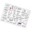 Wardrobe Clothing Label Decal Sort Wall Decals Stickers Tag Clothes Classification Labels Pvc Dresser