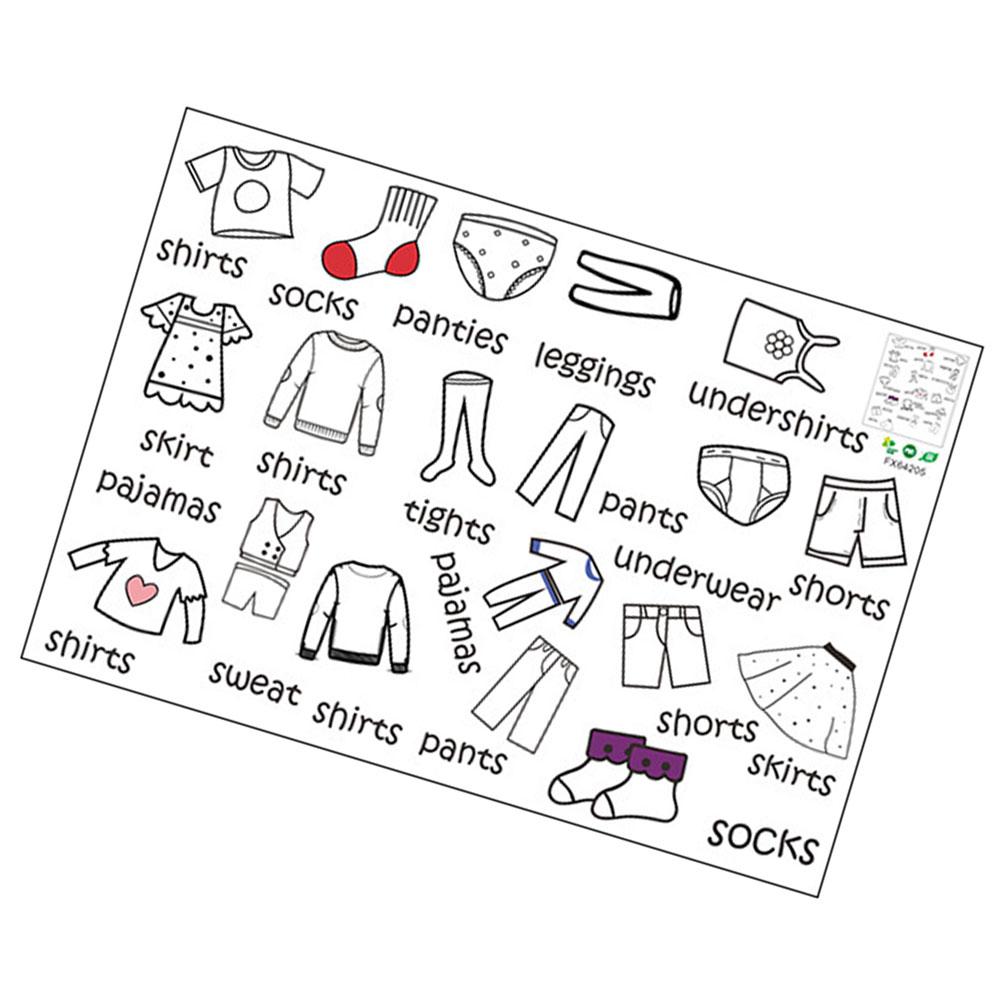Wardrobe Clothing Label Decal Sort Wall Decals Stickers Tag Clothes Classification Labels Pvc Dresser