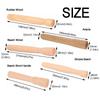 Sturdy Beech Wood Muddler Food Safe Long Handle Fruit Tea Pounding Stick Wear-resistant Heavy Duty Wooden Fruit Tea Muddler